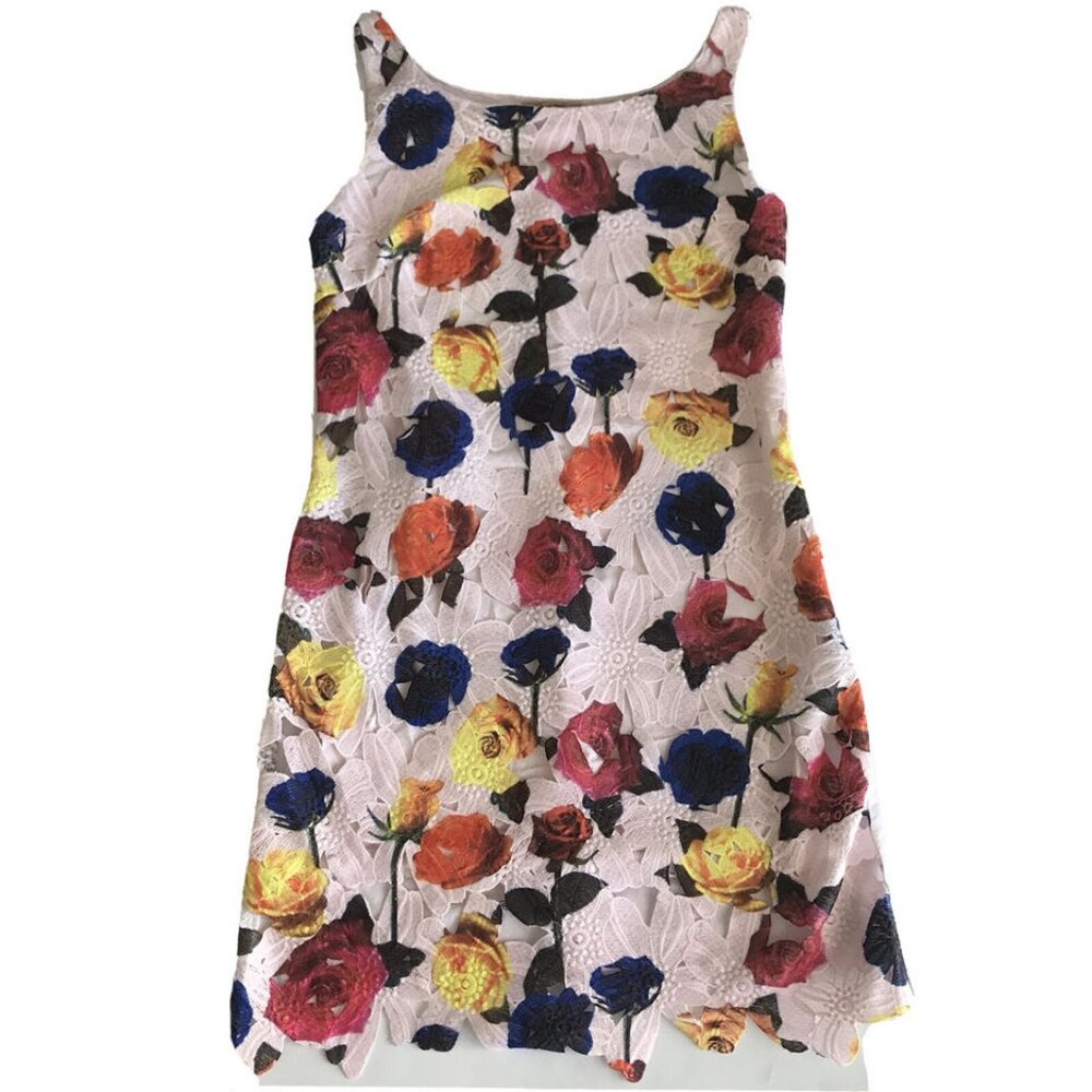 Sweet Miss Women Dress Sleeveless Size S Multicolor Floral